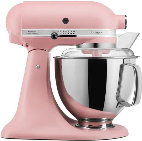 Mat roze keukenmachine KitchenAid